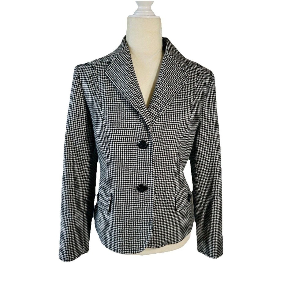 Vintage Pendleton 100% Virgin Wool Plaid Blazer Jacket Women's Size 10